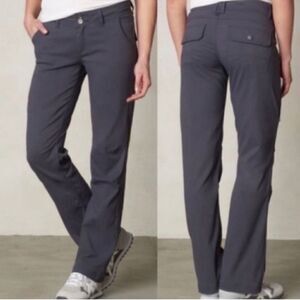 Prana Gray Halle Convertible Cargo Outdoor Pants Gray Size 8